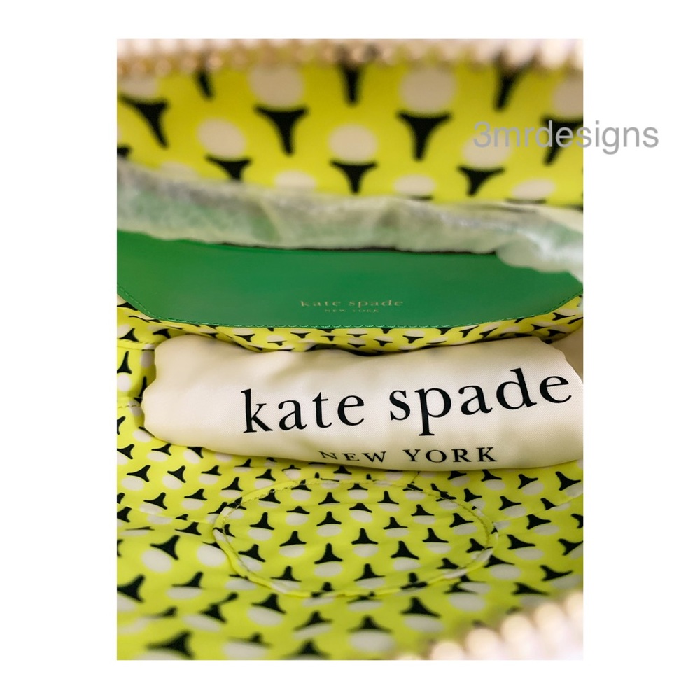 NWT Kate Spade ♠️ TEE TIME Textured Leather 3D Golf Ball Purse/Crossbody Bag - Picture 12 of 15